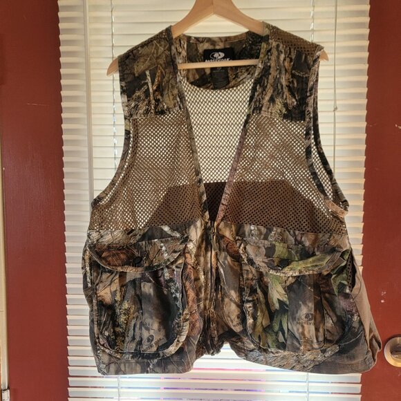 Mossy Oak Camo Hunter Vest mens size M/L - Picture 1 of 7